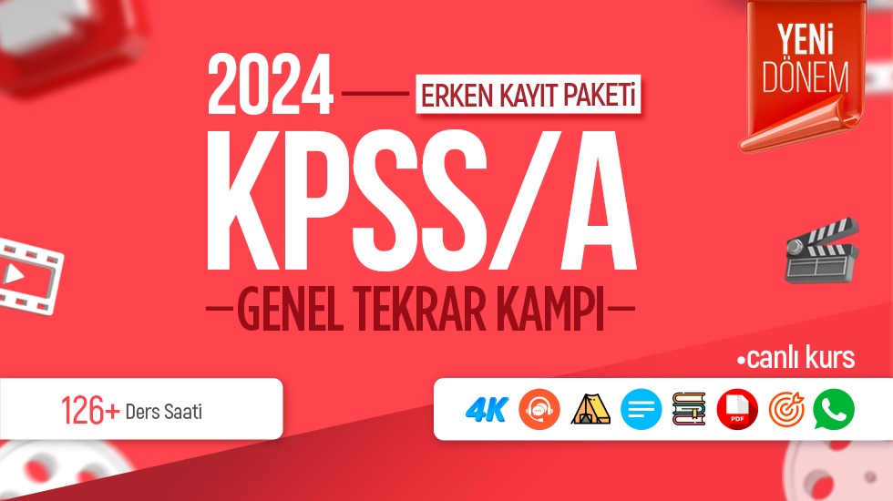 2024 - KPSS Alan - Genel Tekrar Kampı