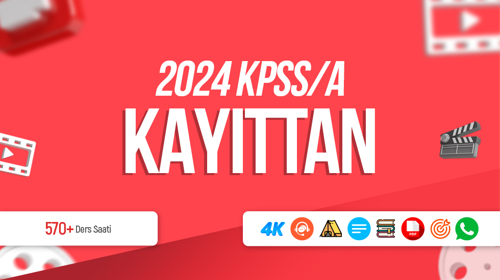 KAYITTAN - 2024 - KPSS Alan - Canlı Kurs ve Kampı
