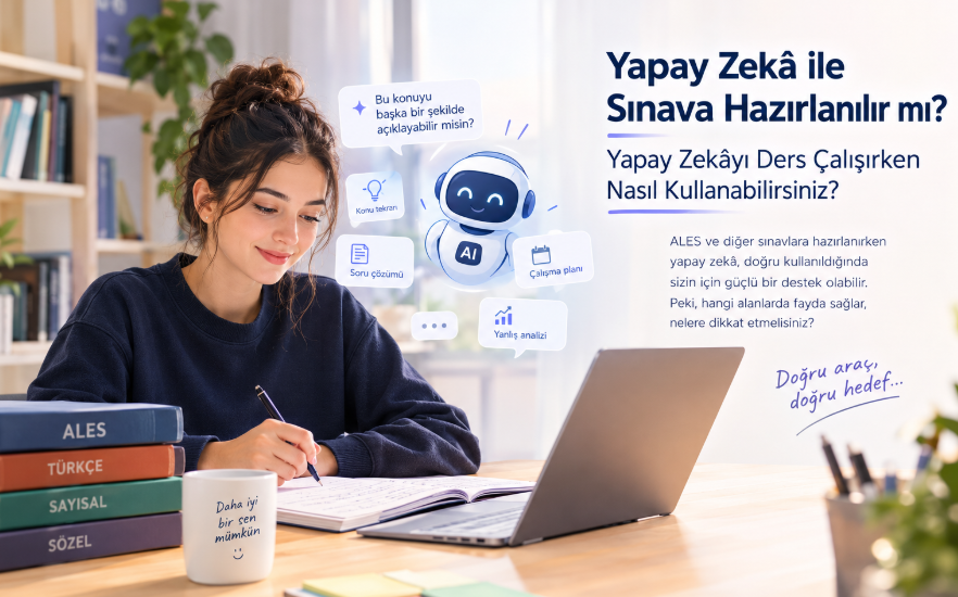 Yapay Zekâ ile Sınava Hazırlanılır mı? Yapay Zekâyı Ders Çalışırken Nasıl Kullanabilirsiniz?