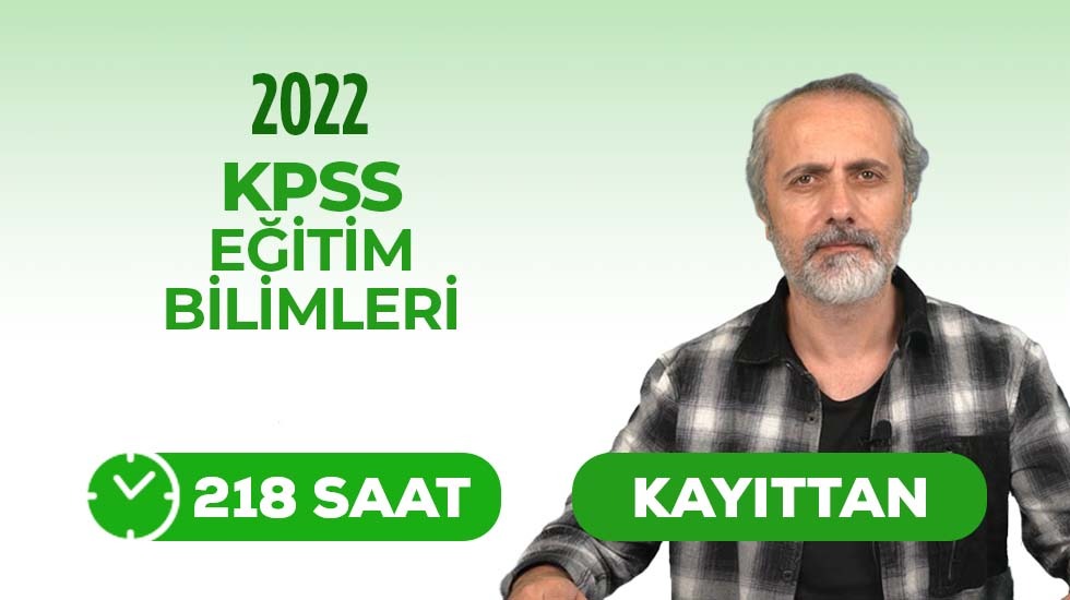 KAYITTAN - 2022 - KPSS Eğitim Bilimleri 