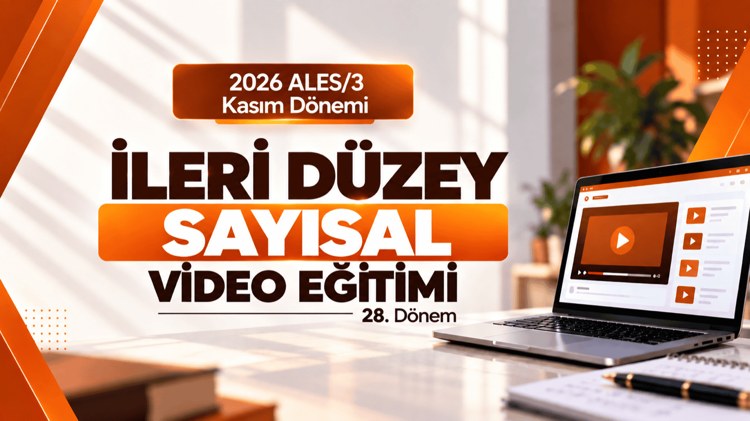 2026 - ALES/3 Kasım Dönemi - İleri Düzey Sayısal Video Eğitimi