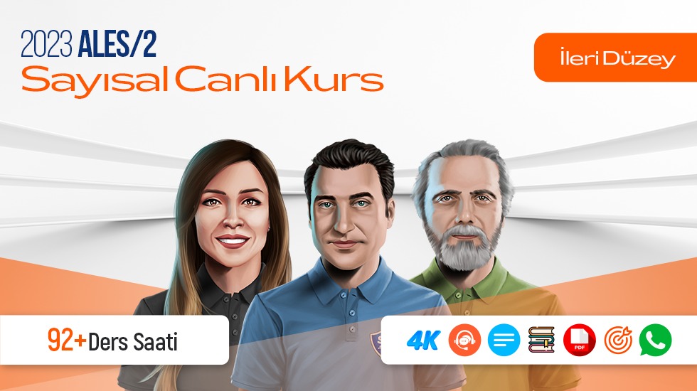 2023 - ALES/2 Ağustos Dönemi - İleri Düzey Sayısal