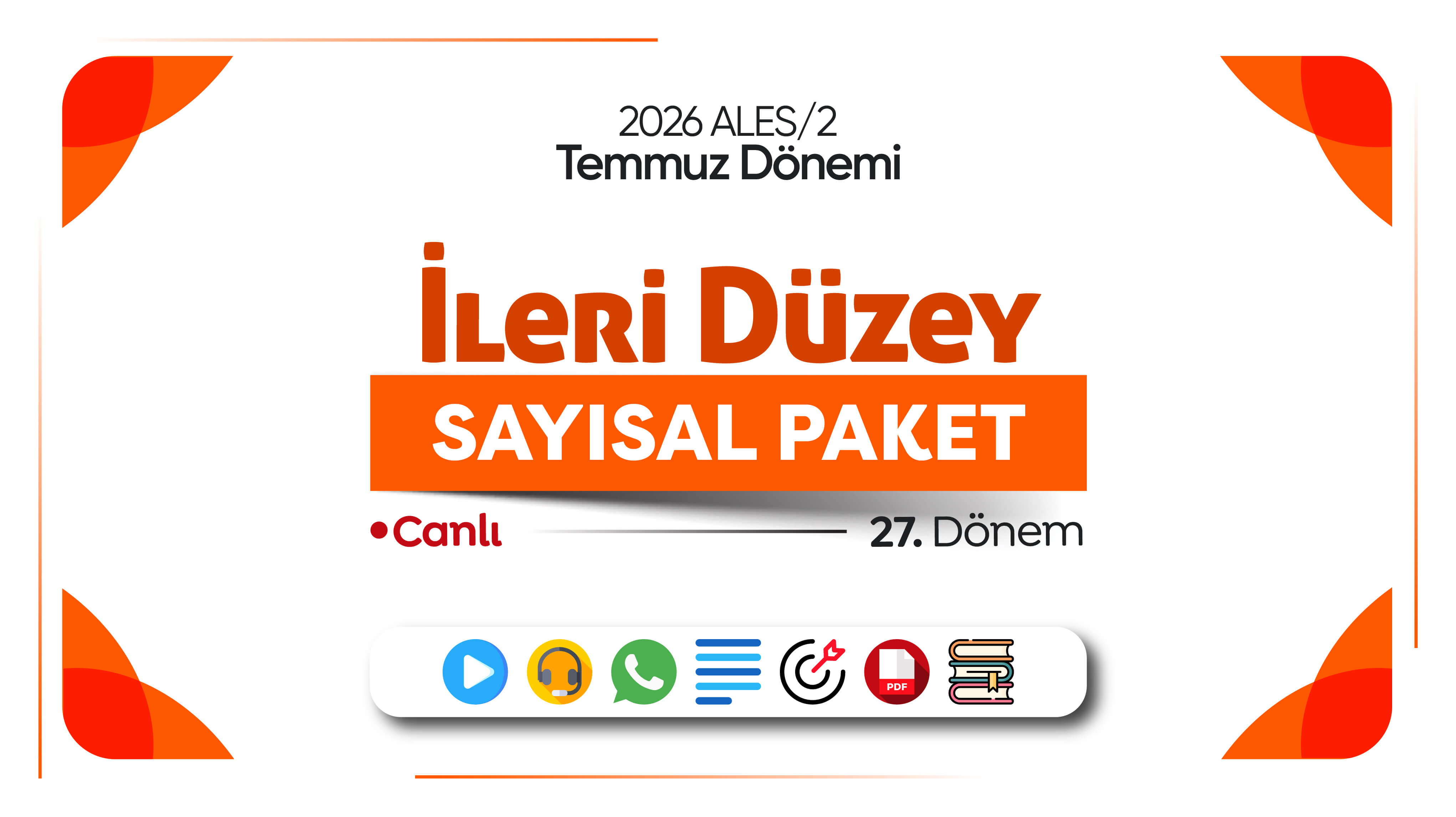 2026 - ALES/2 Temmuz Dönemi - İleri Düzey Sayısal