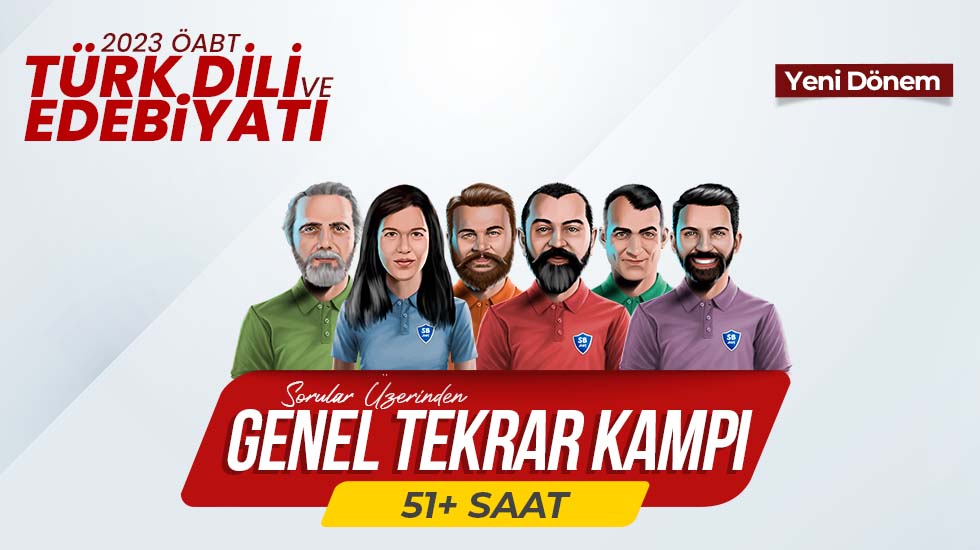 2023 - ÖABT Türk Dili ve Edebiyatı - Genel Tekrar Kampı
