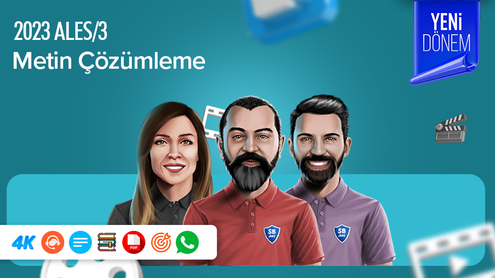 2023 - ALES/3 Kasım Dönemi - Metin Çözümleme