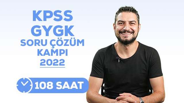 2022 - KPSS GYGK - Soru Çözüm Kampı