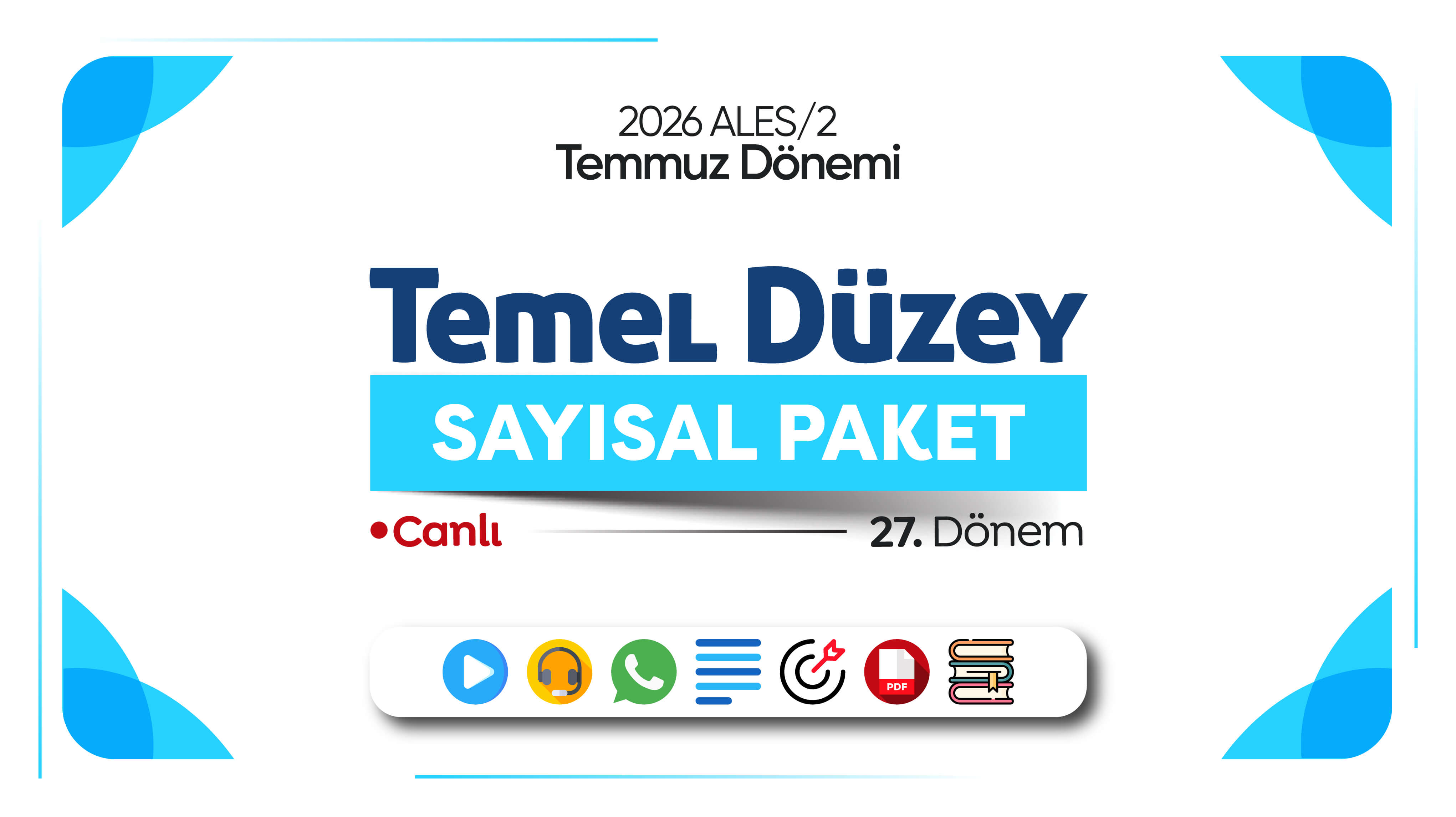 2026 - ALES/2 Temmuz Dönemi - Temel Düzey Sayısal