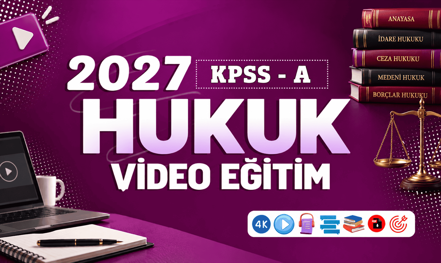 2027 - KPSS A  - Hukuk Video Eğitim
