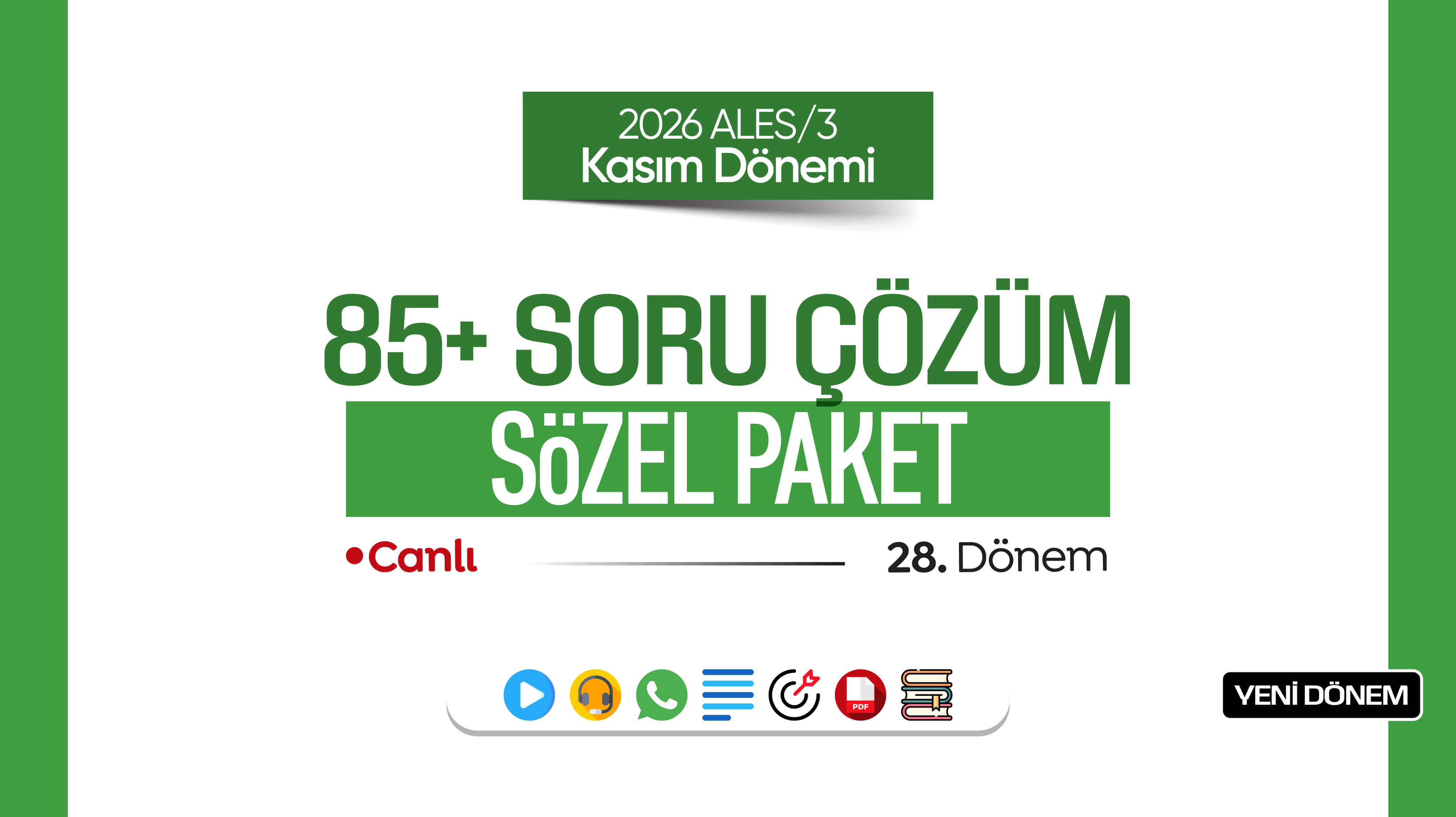 2026 - ALES/3 Kasım Dönemi - 85+ Sözel Soru Çözüm Paketi