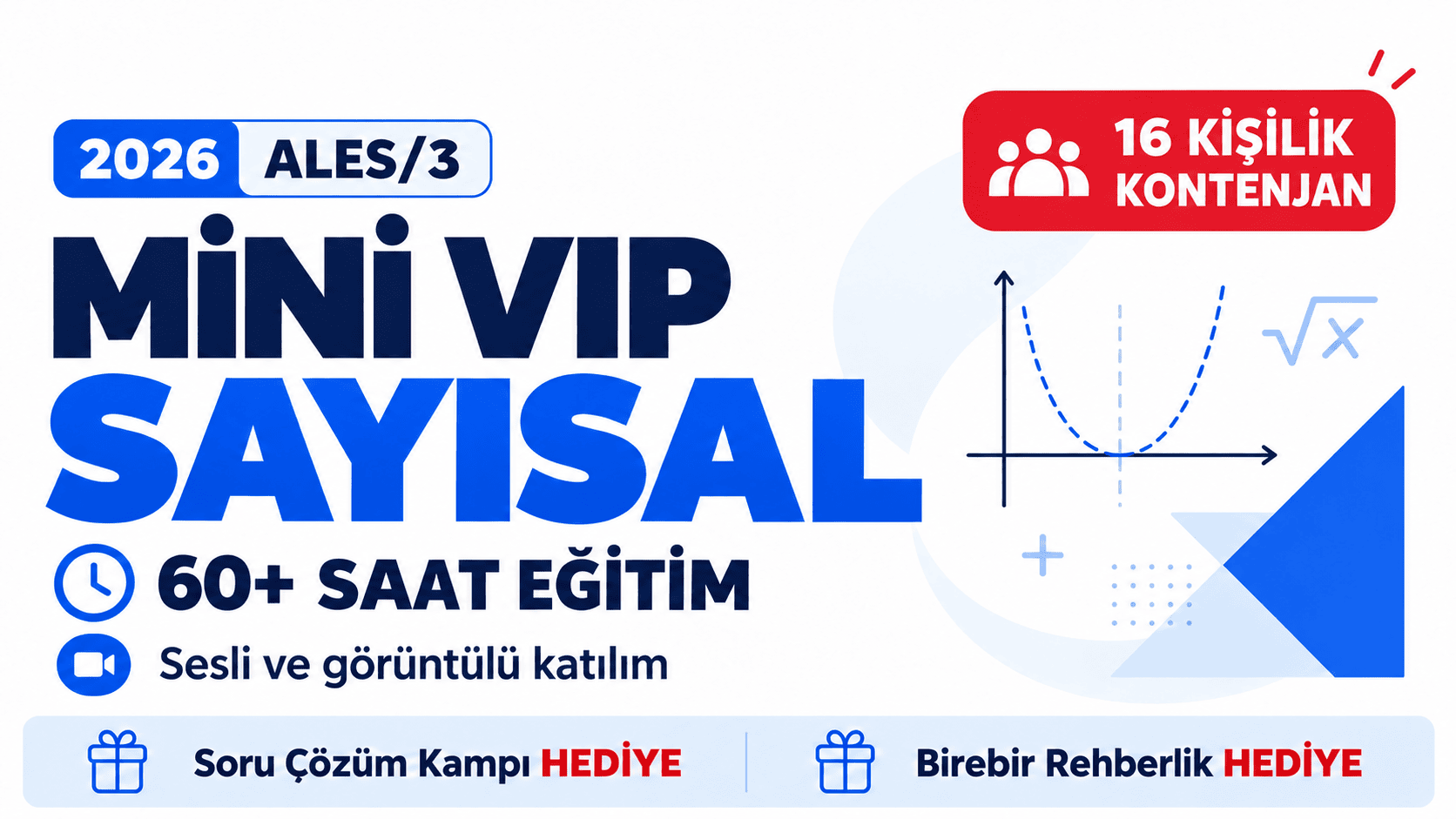 2026 ALES/3 Mini VIP Sayısal