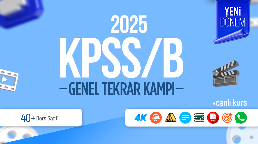 2025 - KPSS B - Genel Tekrar Kampı