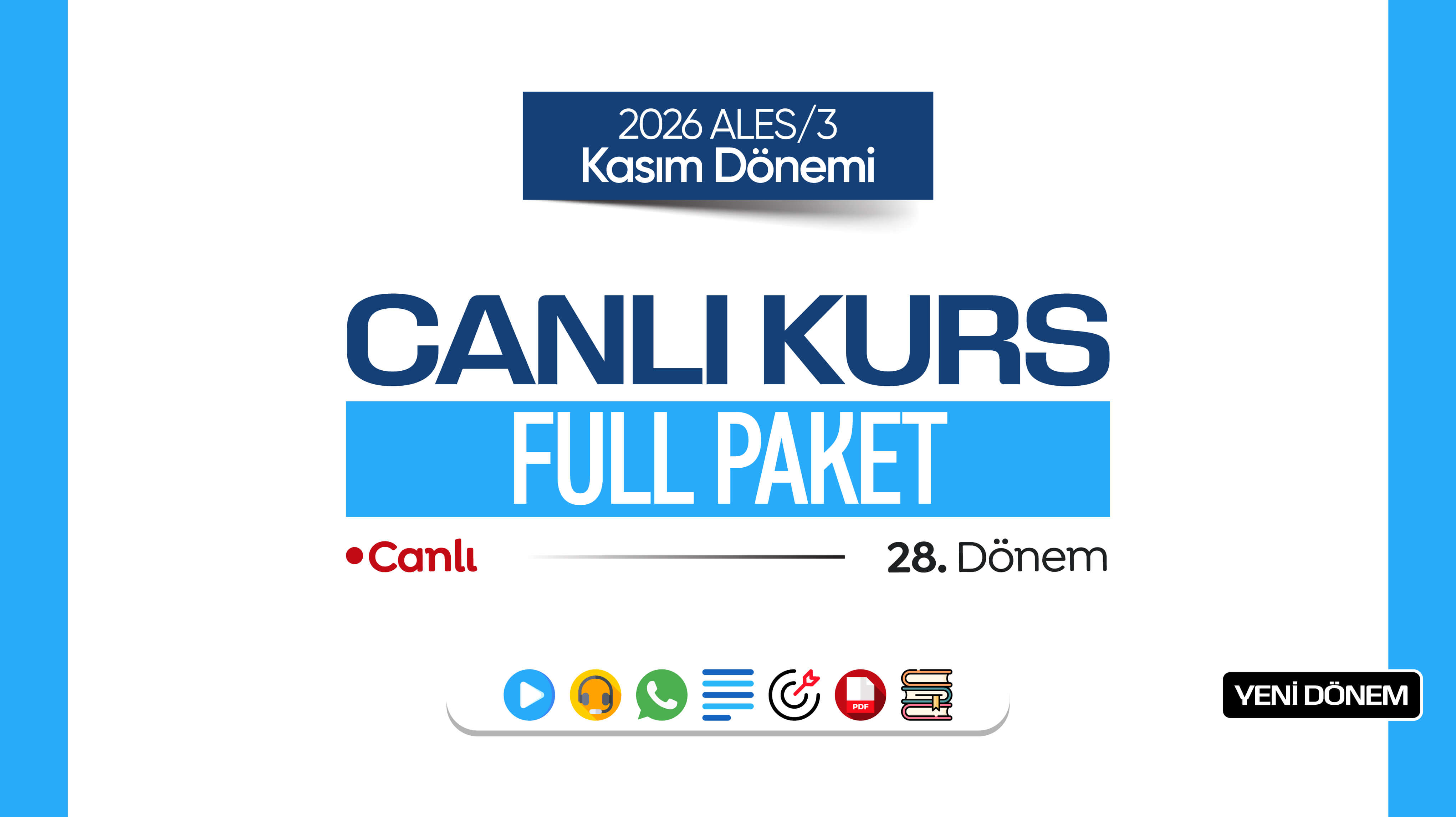 2026 - ALES/3 Kasım Dönemi - Canlı Kurs