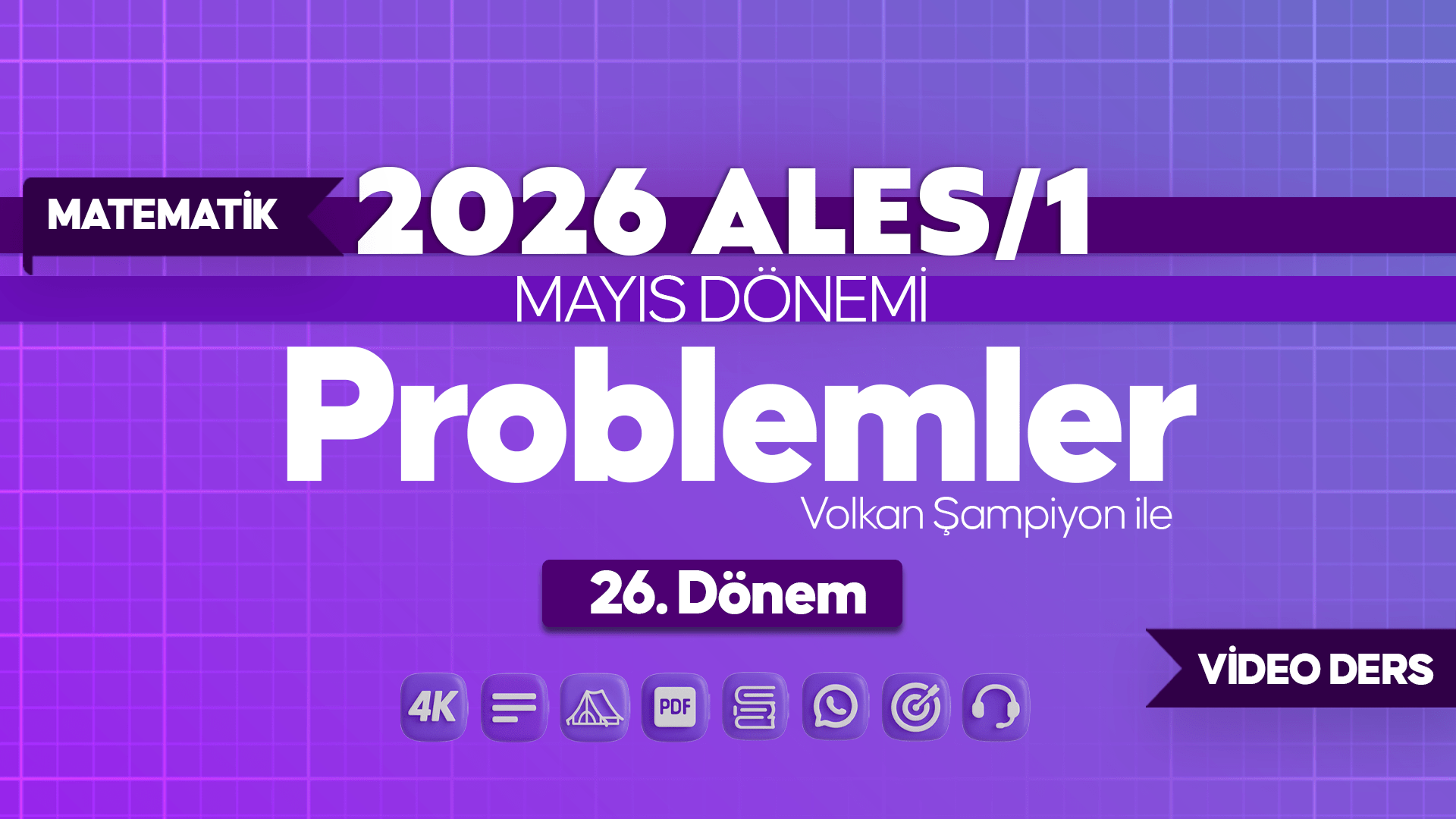 VİDEO DERS - Volkan Şampiyon ile Problemler
