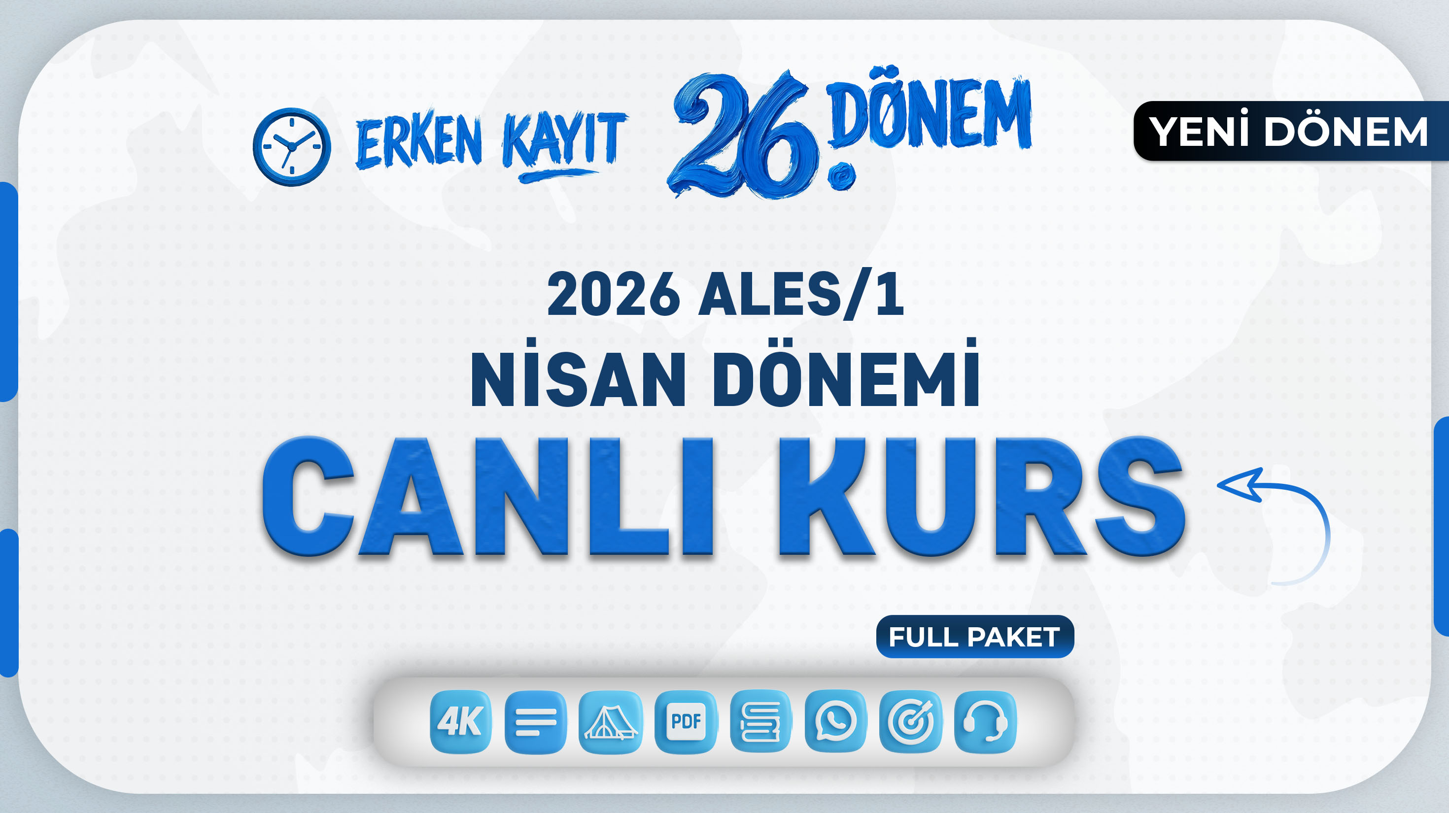 2026 - ALES/1 Nisan Dönemi - Canlı Kurs