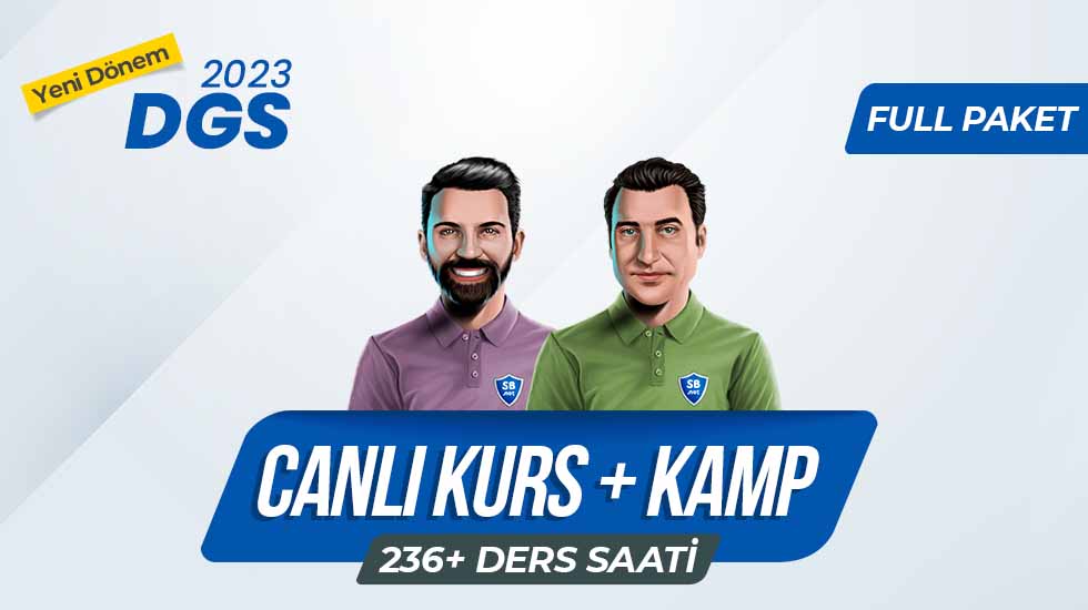 2023 - Canlı DGS Kurs ve Kampı