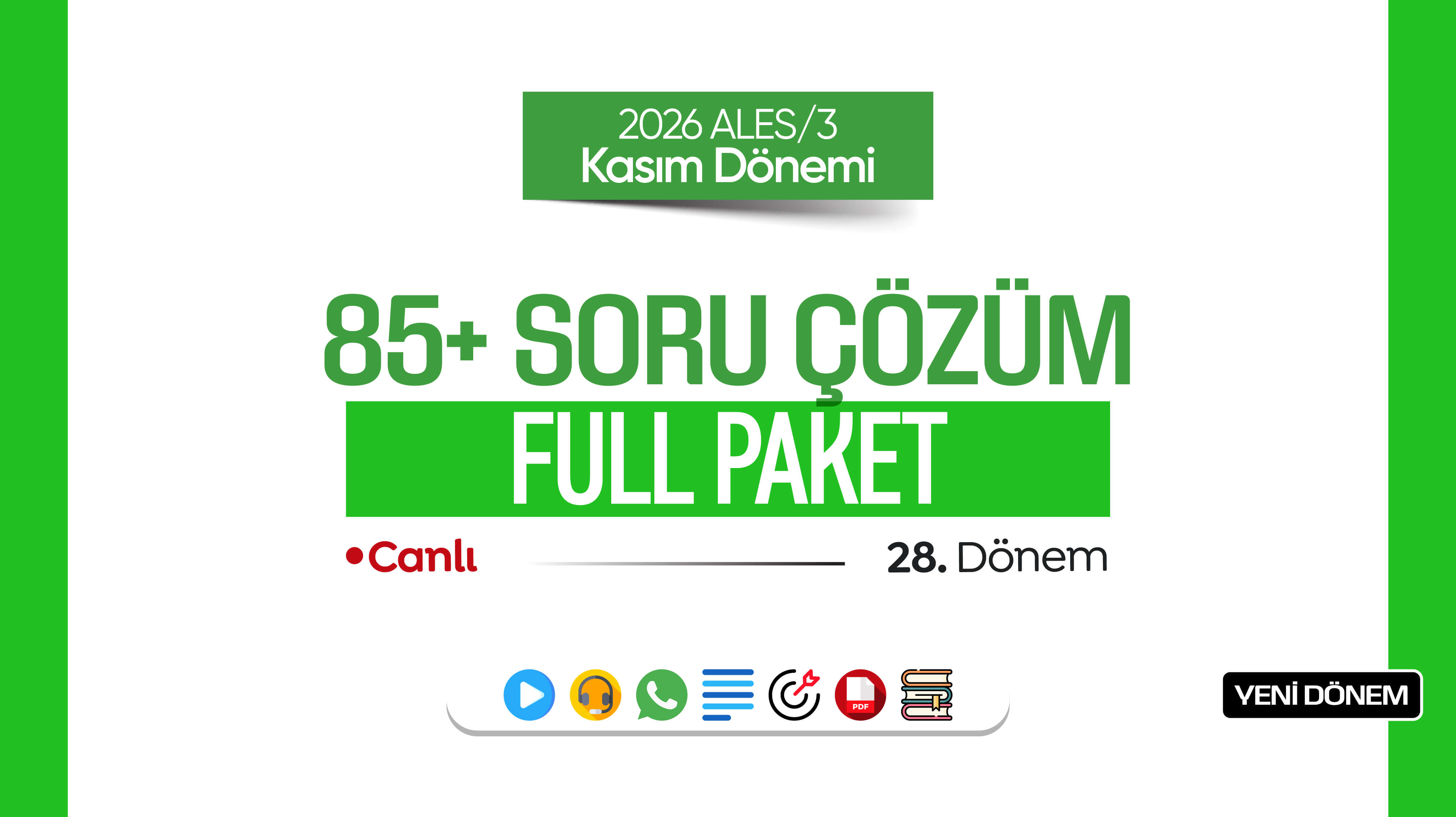 2026 - ALES/3 Kasım Dönemi - 85+ Soru Çözüm Paketi