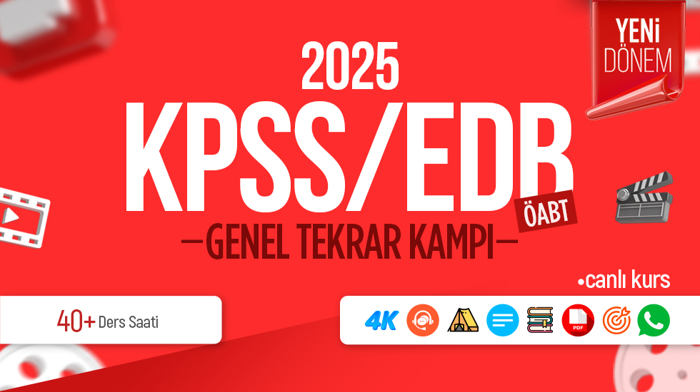 2025 - ÖABT Türk Dili ve Edebiyatı - Genel Tekrar Kampı