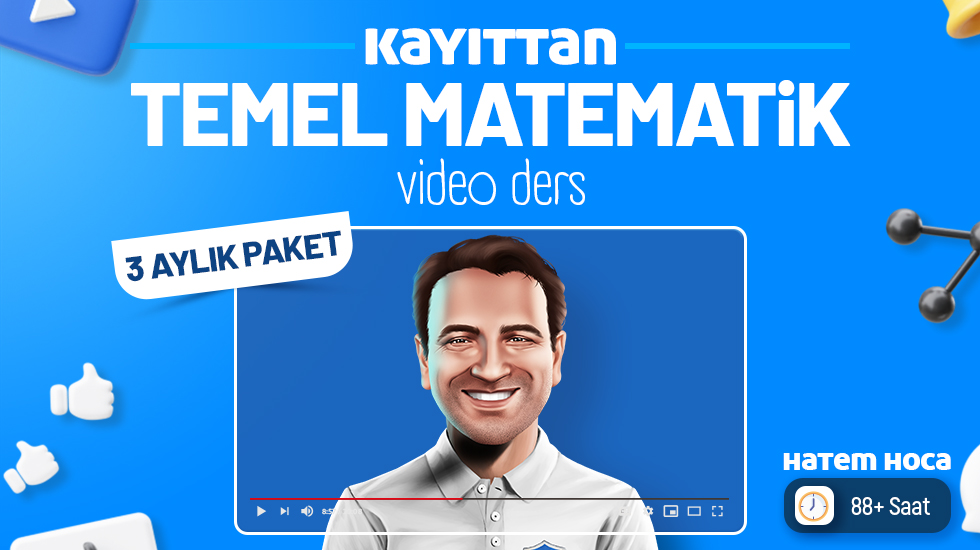 3 Aylık Temel Matematik - Video Ders