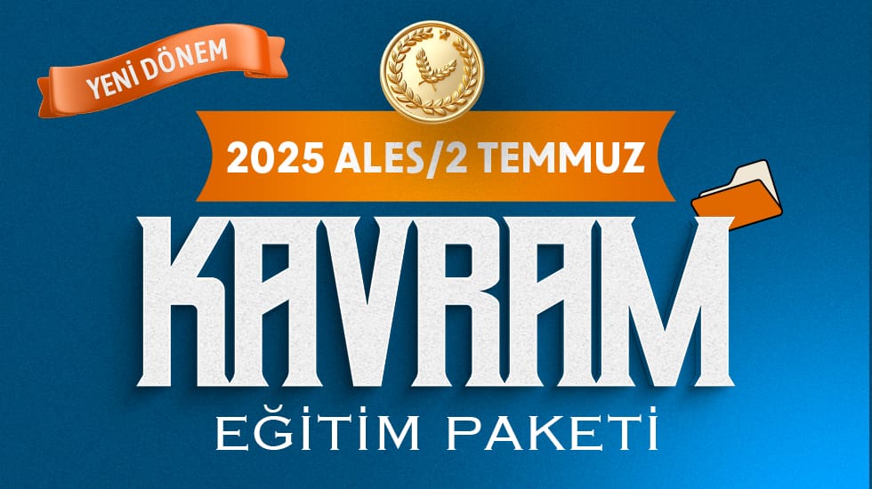 2025 - ALES/2 Temmuz Dönemi - Kavram Dersi