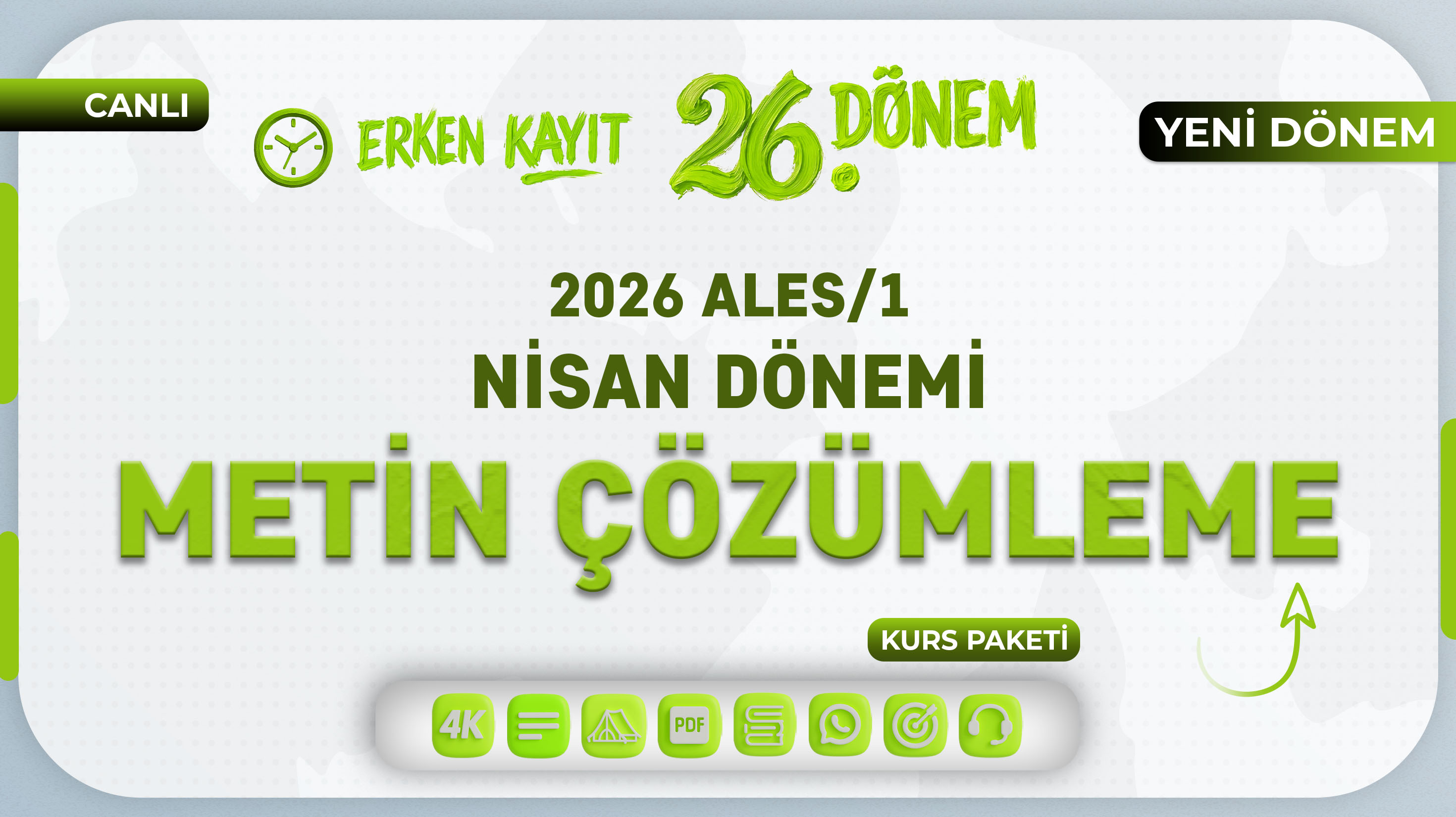 2026 - ALES/1 Nisan Dönemi - Metin Çözümleme