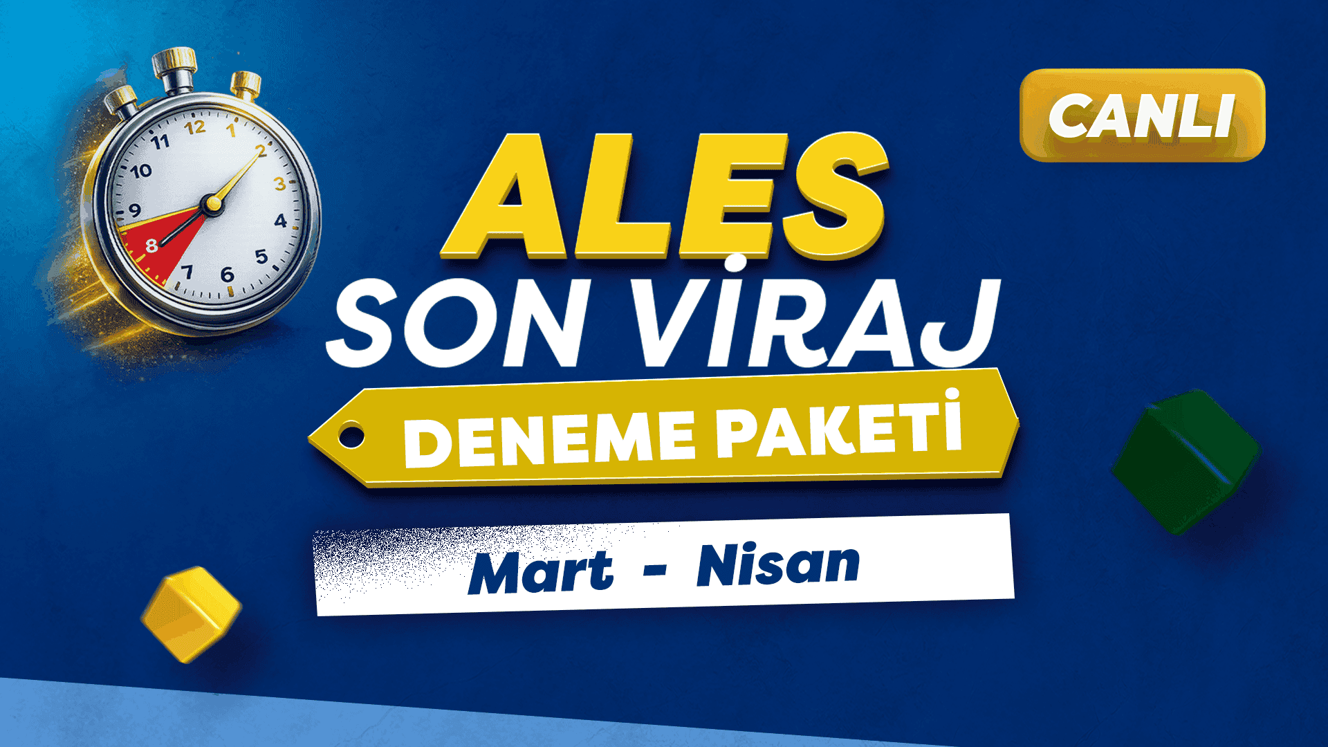 2026 - ALES/1 Mayıs Dönemi - ALES Son Viraj Deneme Paketi